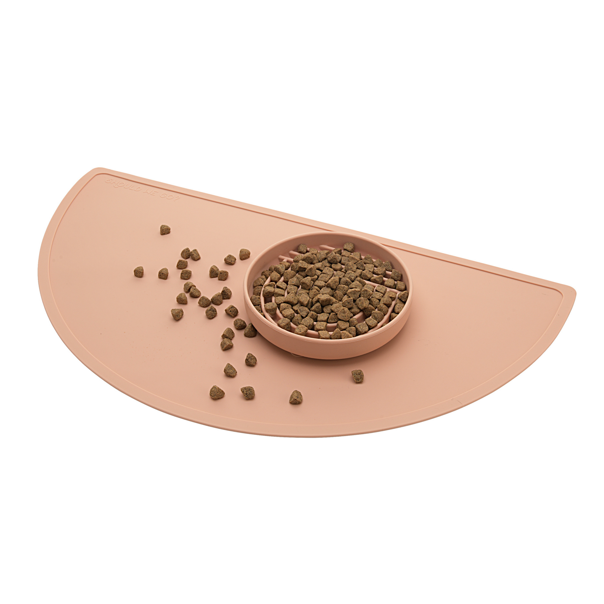 The Large Half Moon Mat: Silicone Dog Food Mat