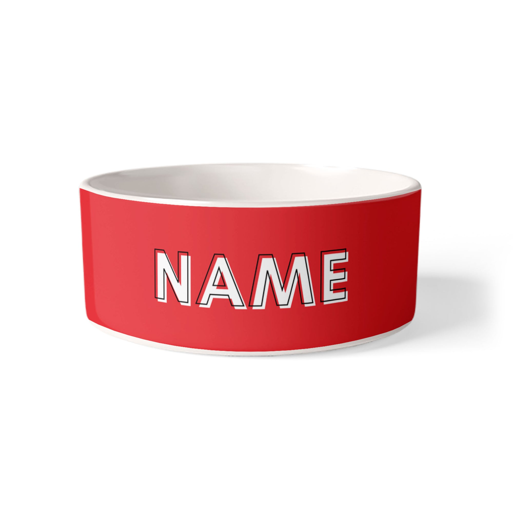 Custom Solid Color Dog Bowl