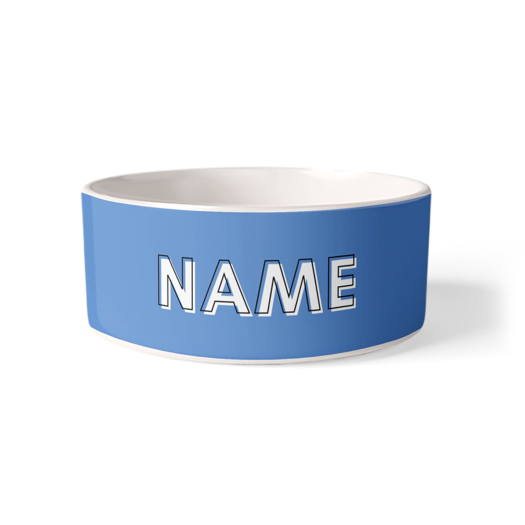 Custom Solid Color Dog Bowl