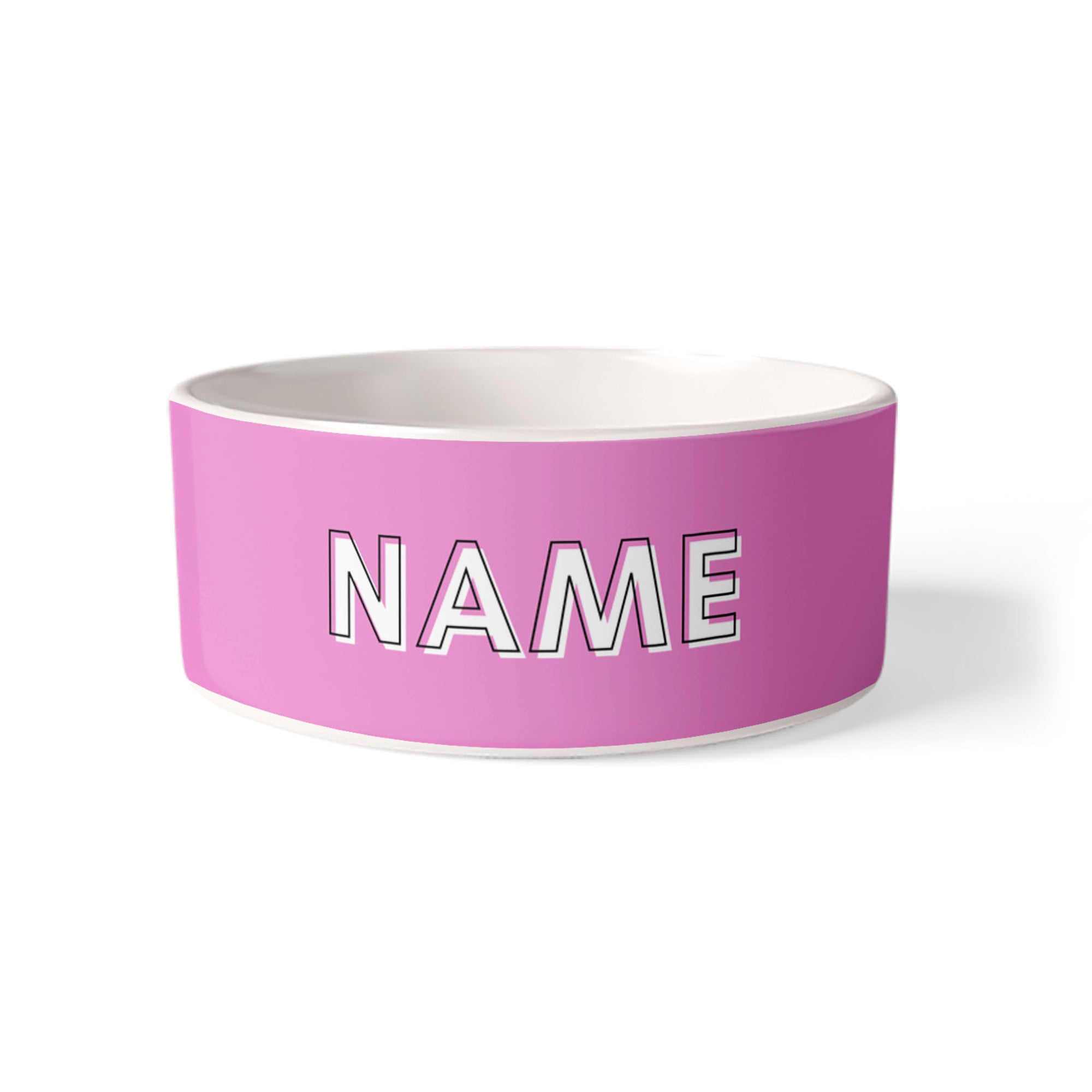 Custom Solid Color Dog Bowl
