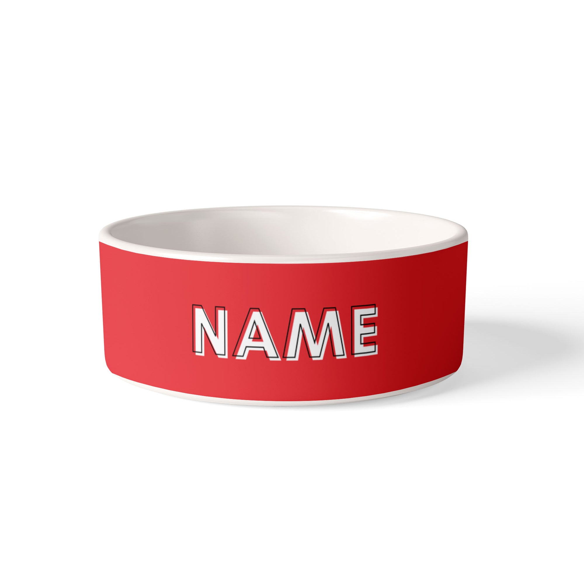 Custom Solid Color Dog Bowl