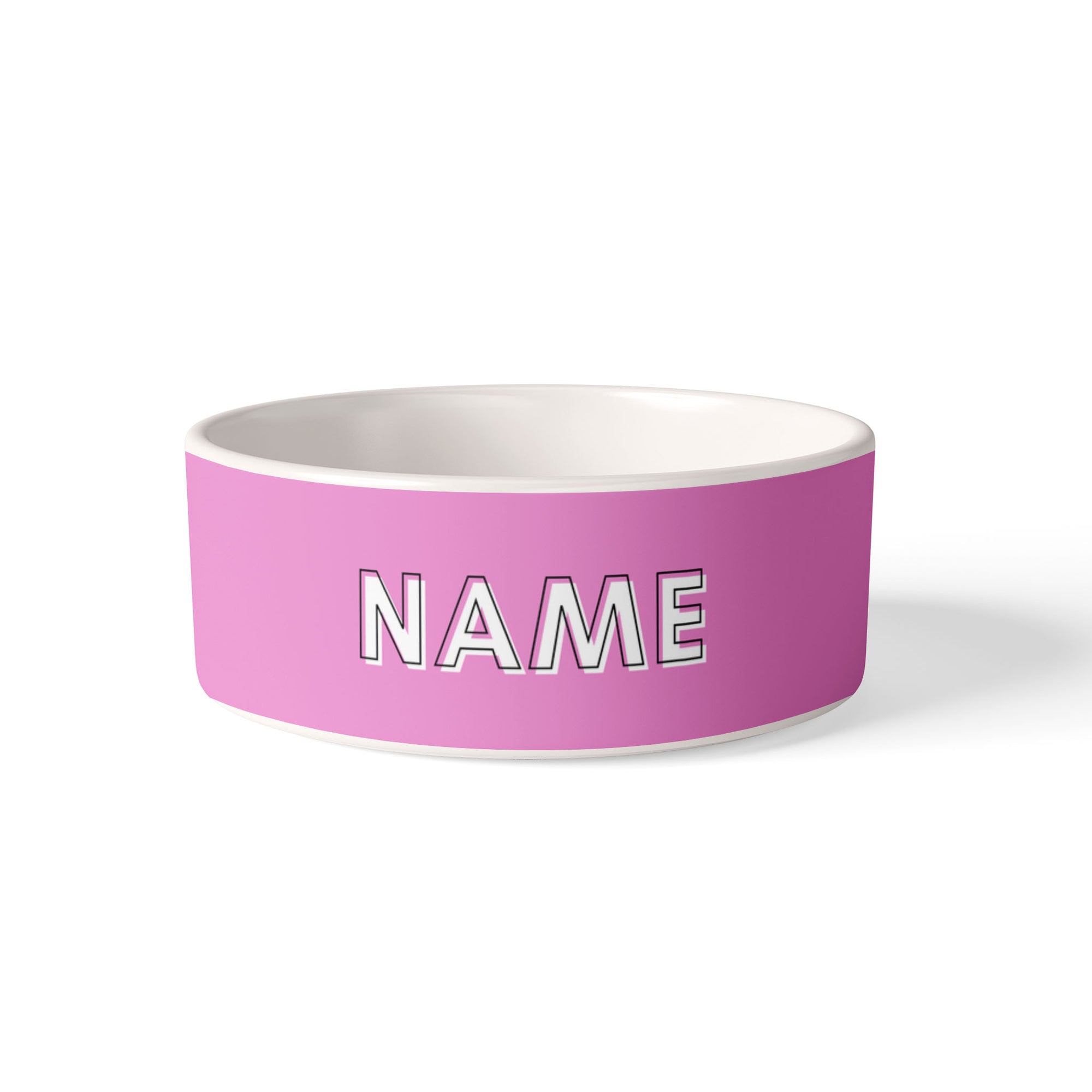 Custom Solid Color Dog Bowl