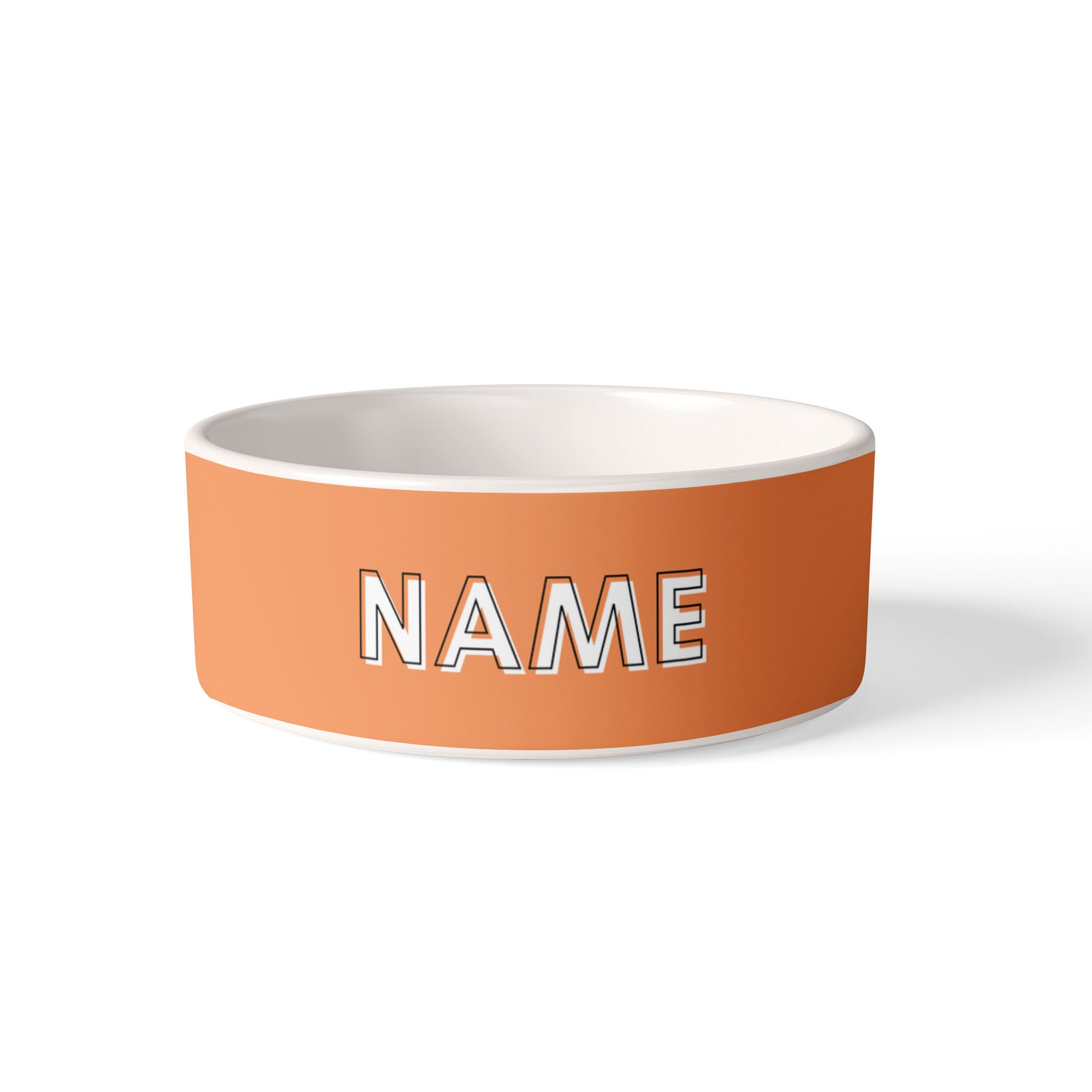 Custom Solid Color Dog Bowl