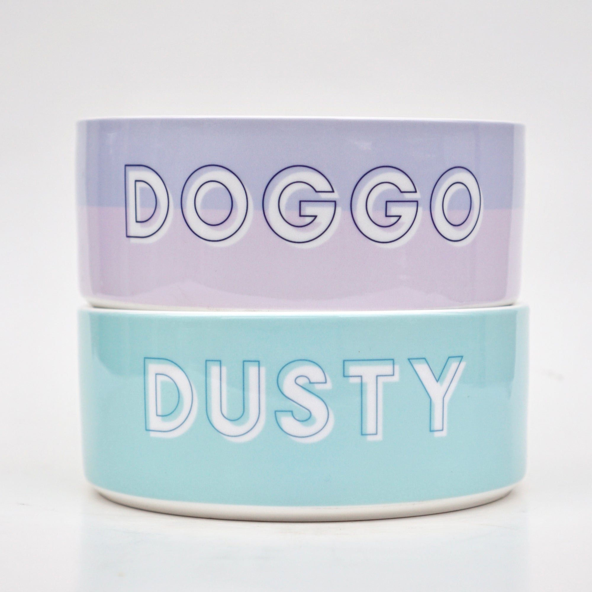 Custom Color Duo Dog Bowl