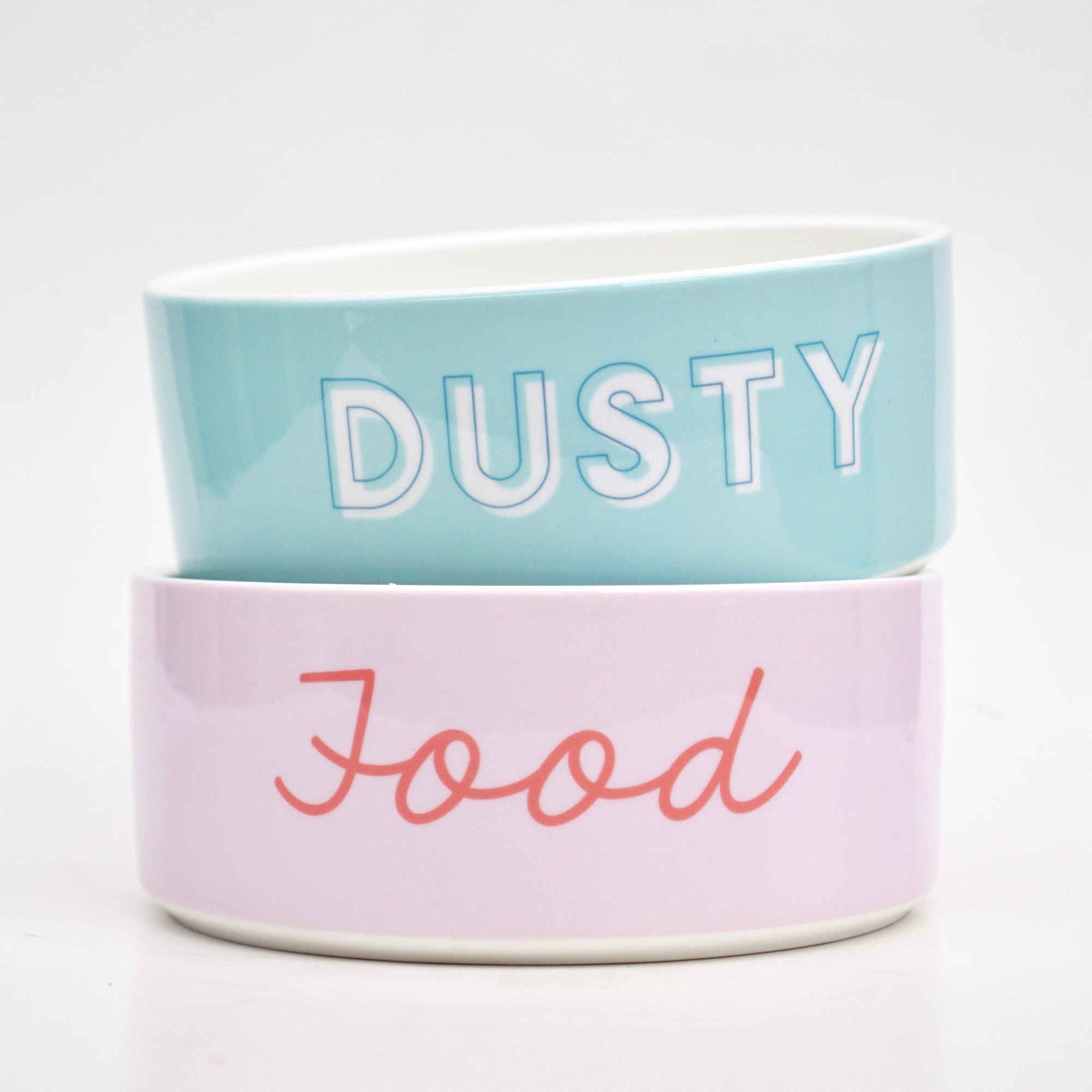 Custom Solid Color Dog Bowl