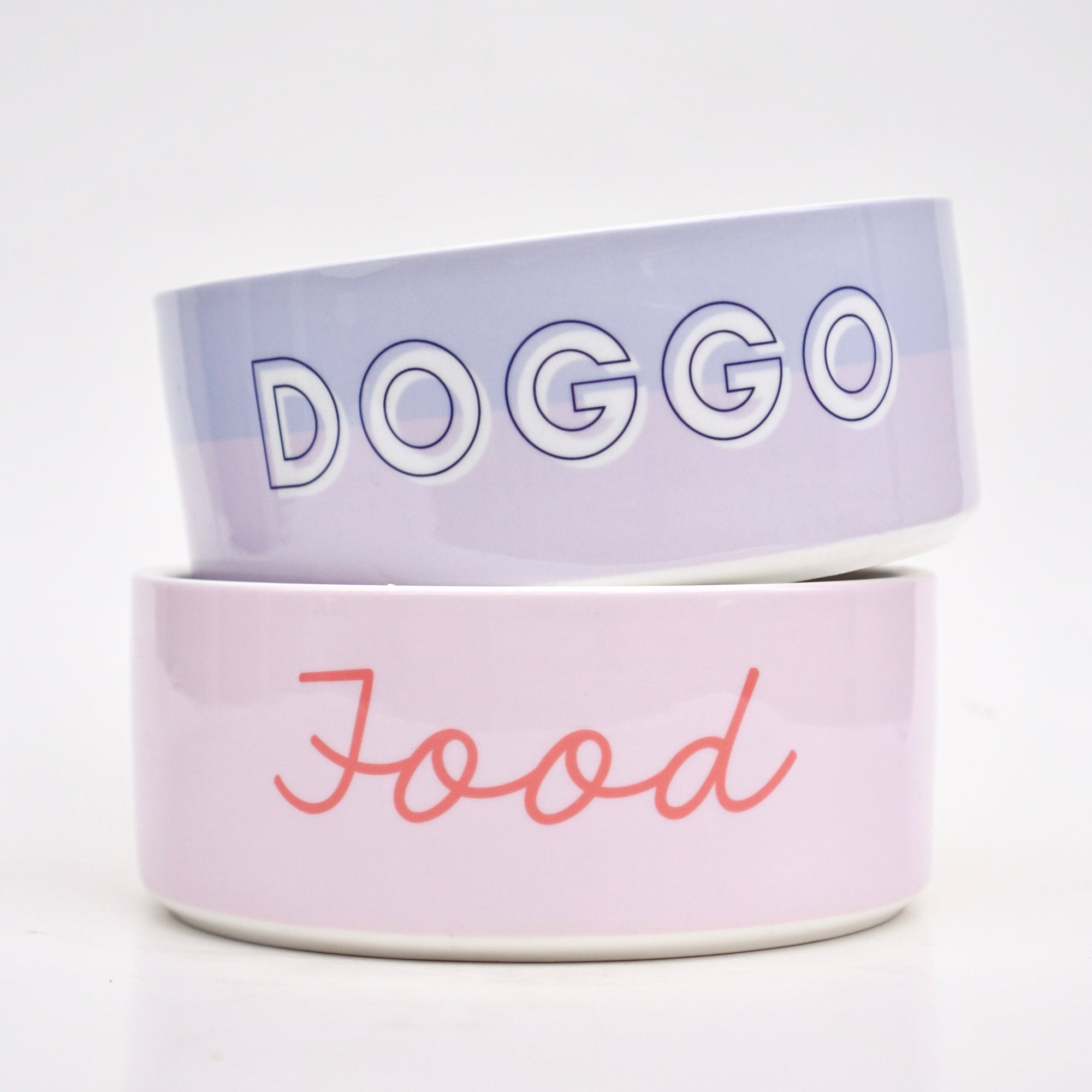 Custom Color Duo Dog Bowl