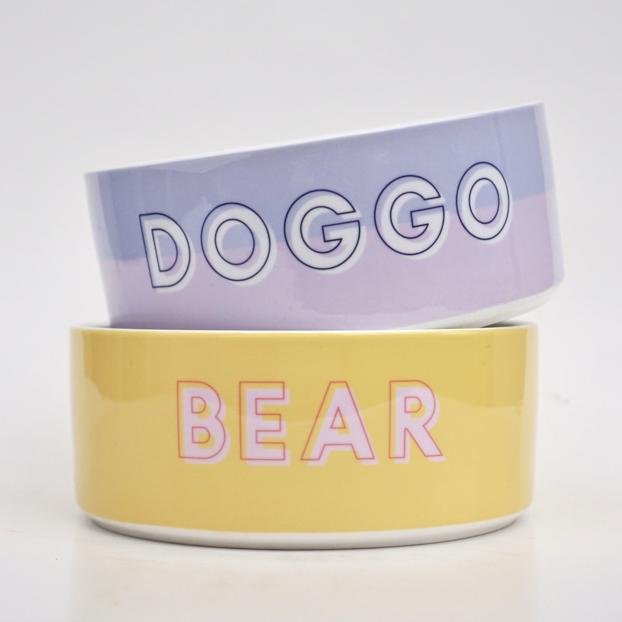 Custom Solid Color Dog Bowl