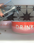 Custom Color Duo Dog Bowl (Coral / Millennial Pink)