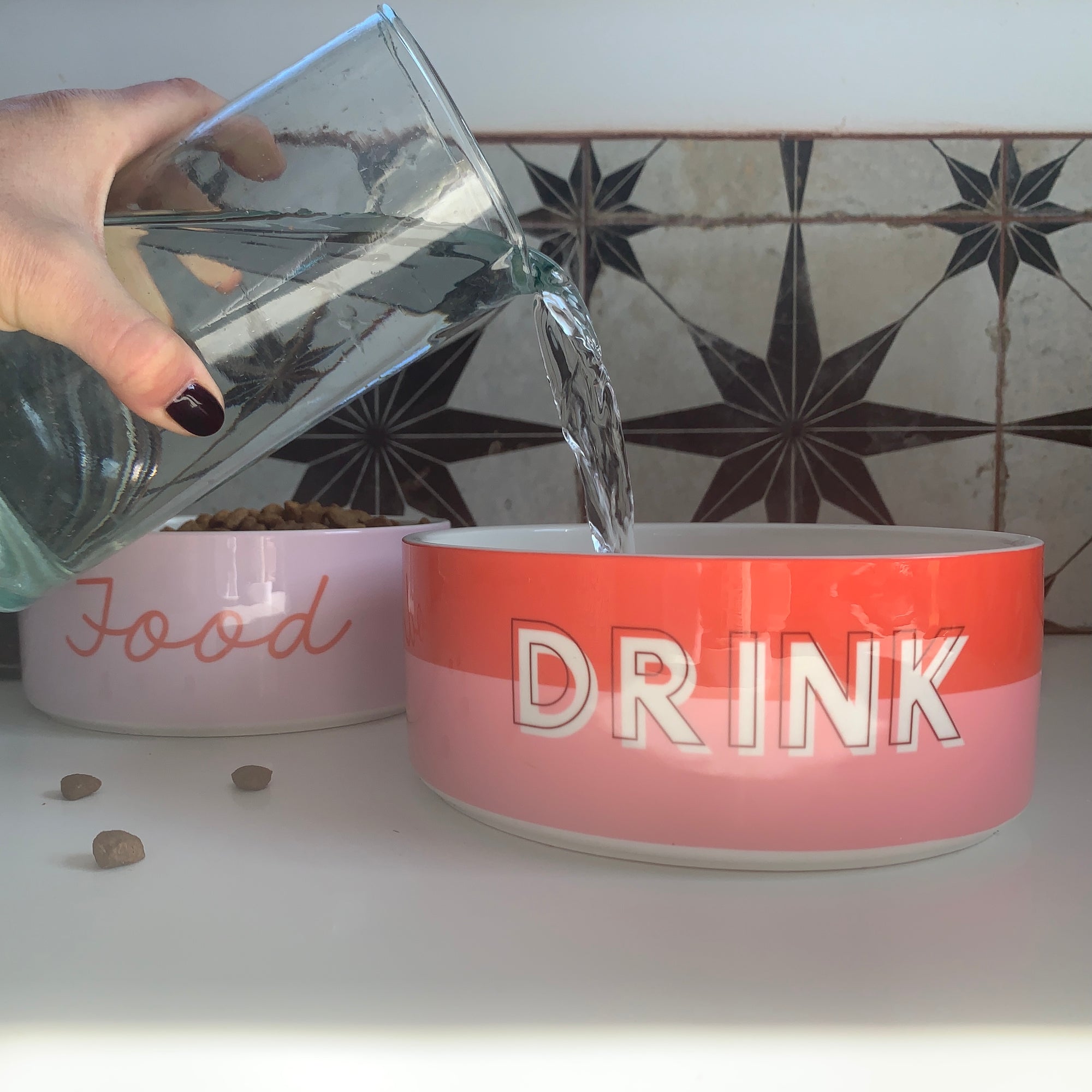 Custom Solid Color Dog Bowl