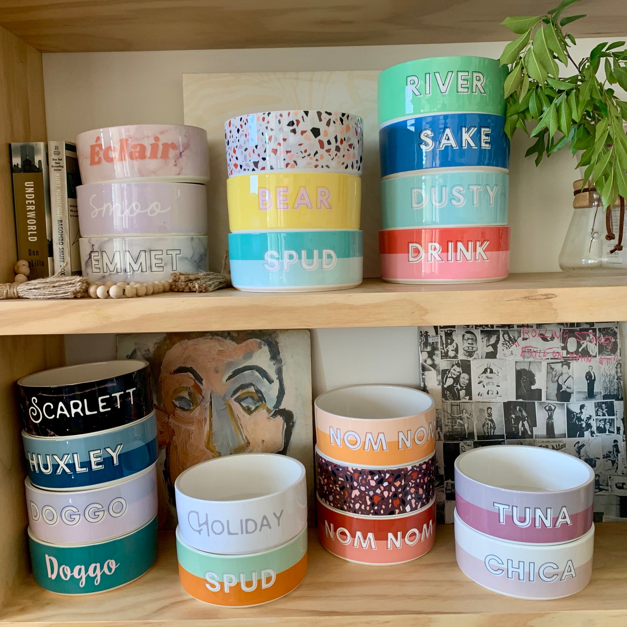 Custom Color Duo Dog Bowl