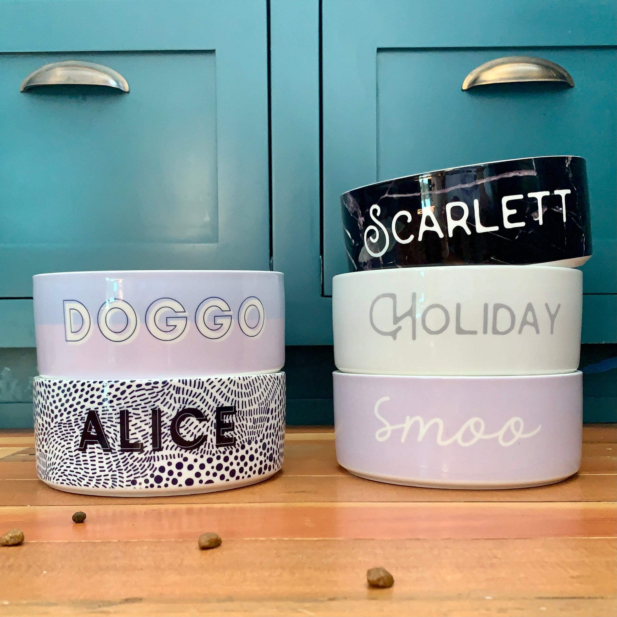 Custom Solid Color Dog Bowl